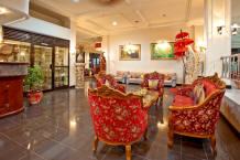 the chairs in the reception