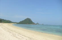 Kuta beach southern lombok