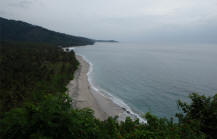 malimbu beach view