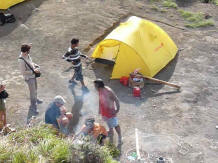 the tent