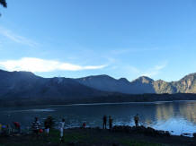 Rinjani lake view