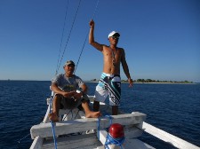 Fishermen on boat