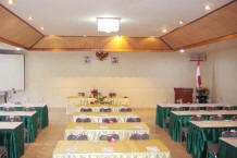 Meeting room with tables